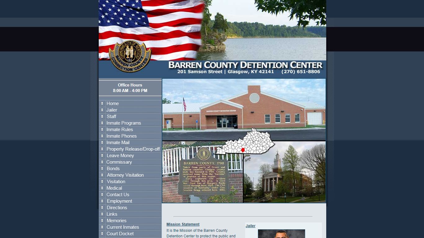 Welcome to the Barren County Corrections Center Website